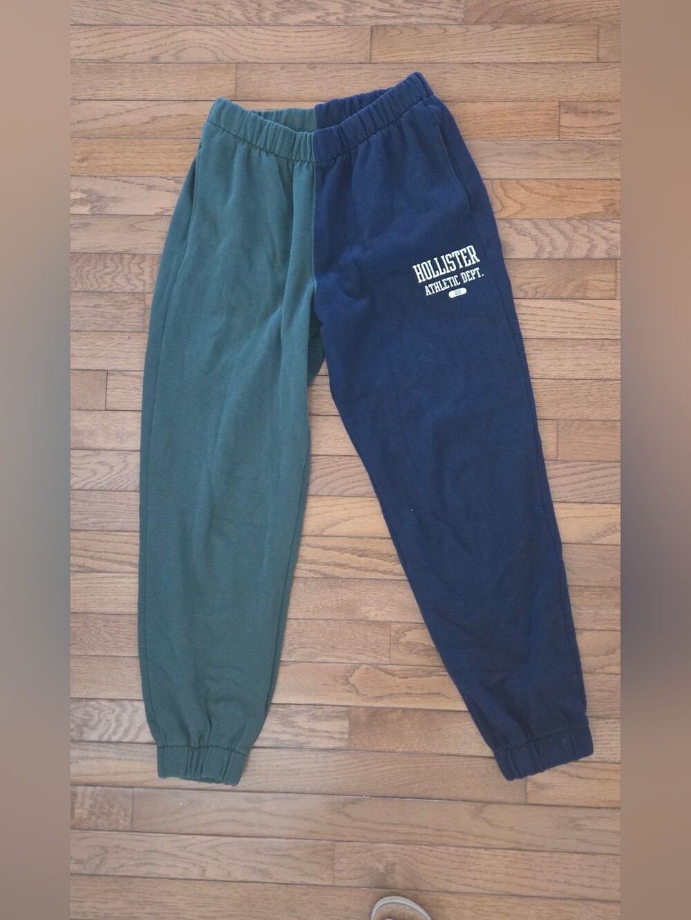 Hollister Womens Ultra High Rise Blue Green Sweatpants Medium
